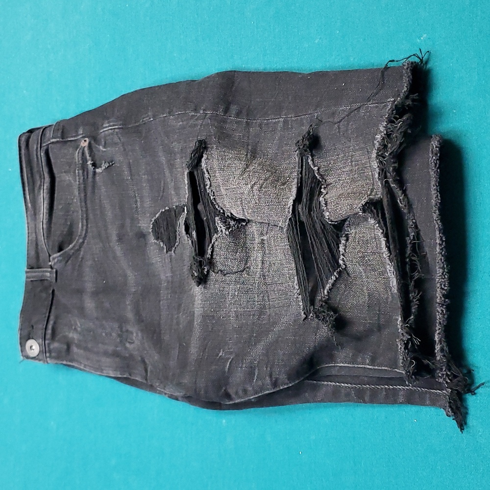 American Eagle Black Jean Shorts